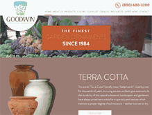 Tablet Screenshot of goodwininternational.com